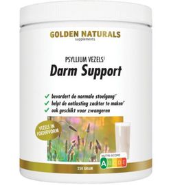Golden Naturals Golden Naturals Darm support psyllium vezels (250g)