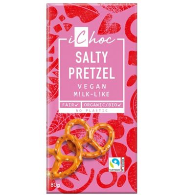 iChoc Salty pretzel bio (80g) 80g