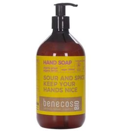 Benecos Benecos Handsoap organic ginger + organic lemon (500ml)