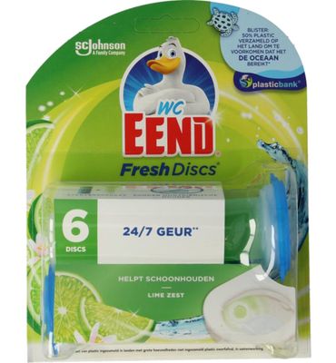 Wc Eend Fresh disk houder lime (36ml) 36ml