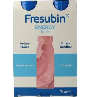 Fresubin Energy drink aardbei (4st) 4st