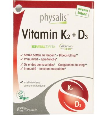Physalis Vitamine K2 + D3 (60tb) 60tb