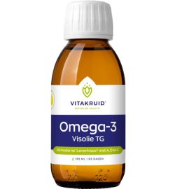 Vitakruid Vitakruid Visolie TG vloeibaar met A, D en E (125ml)