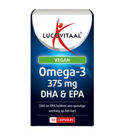 Lucovitaal Lucovitaal Omega-3 375mg EPA & DHA vegan (30ca)