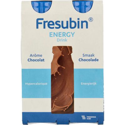 Fresubin Energy drink chocolade 200ml (4st) 4st