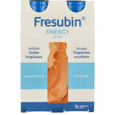 Fresubin Energy drink tropische vruchte n 200ml (4st) 4st