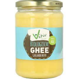 Vitiv Vitiv Ghee geklaarde boter bio (500g)