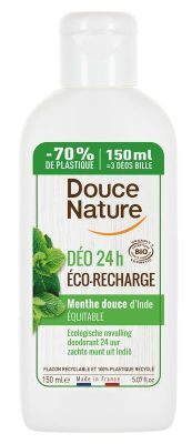 Douce Nature Deodorant mint navulling (150ml) 150ml