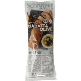 Schnitzer Schnitzer Ciabatta met olijven biologisc h (180g)