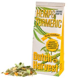 Dutch Harvest Dutch Harvest Hemp & turmeric organic tea bi o (50g)