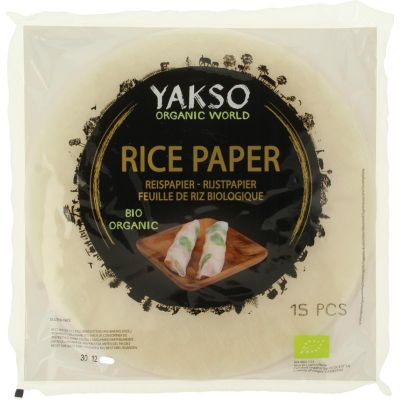 Yakso Rijstpapier met tapioca bio (150g) 150g