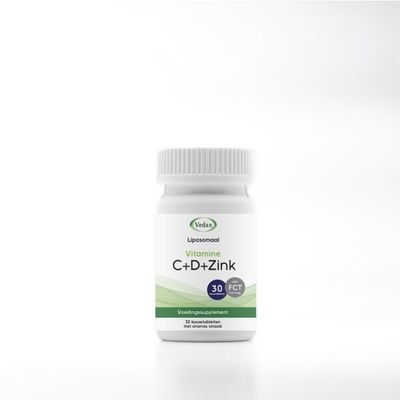 Vedax Liposomale vitamine C + D3 + z ink (30kt) 30kt