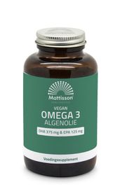 Mattisson Mattisson Vegan omega 3 algenolie DHA 37 5mg EPA 125mg (180sft)