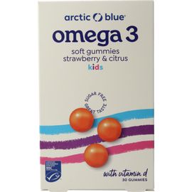 Arctic Blue Arctic Blue Omega 3 gummies DHA, EPA en vi tamine D (30st)