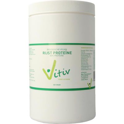 Vitiv Rijst proteine 80% vegan bio (350g) 350g