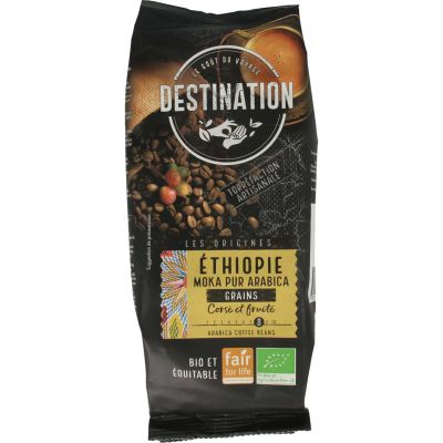 Destination Koffie Ethiopie mokka bonen bi o (500g) 500g