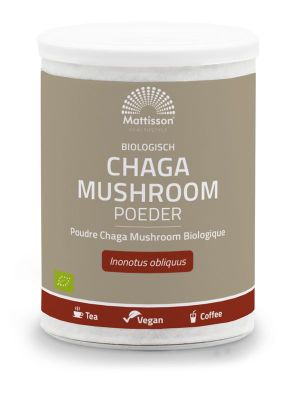 Mattisson Chaga mushroom poeder bio (100g) 100g