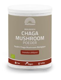 Mattisson Mattisson Chaga mushroom poeder bio (100g)