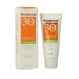 Biodermal Biodermal Zon fluid matterende zonnefluide SPF30 (40ml)