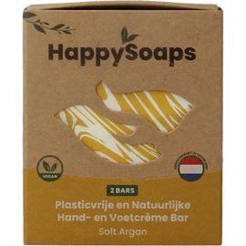HappySoaps Happysoaps Hand & voetcreme bar soft arga n (40g)