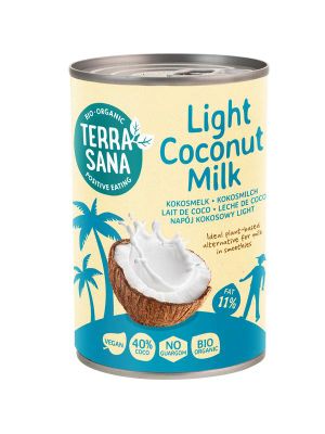 TerraSana Kokosmelk light 11% vet bio (400ml) 400ml