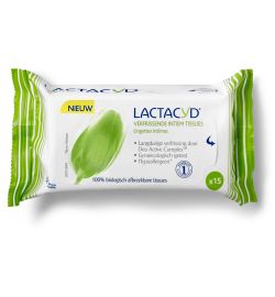Koopjes Drogisterij Lactacyd Tissues verfrissend (15st) aanbieding