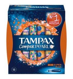 Tampax Tampax Tampons compak pearl super plus (18ST)