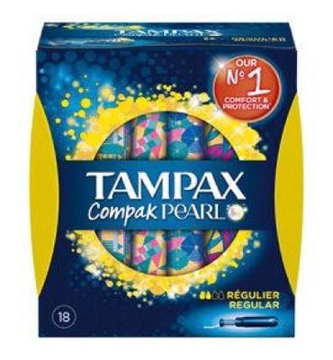 Tampax Tampons compak pearl regular (18ST) 18ST