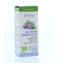 Physalis Physalis Tijm rode bio (10ml)