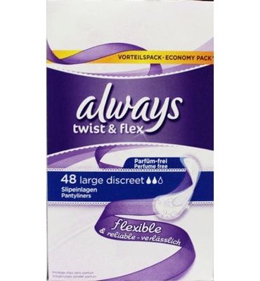 Always Twist & flex inlegkruisje larg (48ST) 48ST