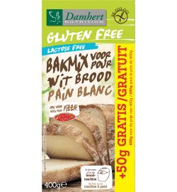 Damhert Damhert Bakmix wit glutenvrij (400g)