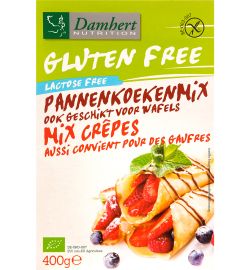 Damhert Damhert Pannenkoeken en wafelmix gluten- & lactosevrij bio (400g)