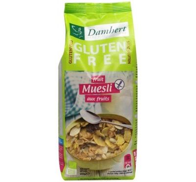Damhert Muesli fruit noten glutenvrij bio (200g) 200g