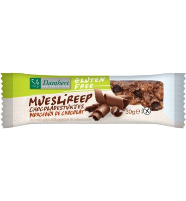 Damhert Mueslireep chocolade glutenvrij (30g) 30g