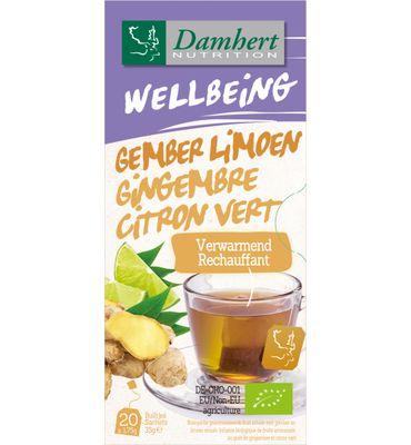 Damhert Tea time gember limoenthee bio (20st) 20st