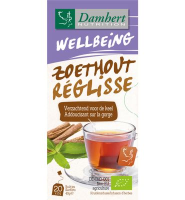 Damhert Tea time zoethout thee bio (20st) 20st