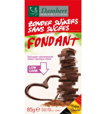 Damhert Chocoladetablet puur (85g) 85g