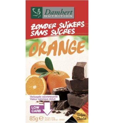 Damhert Chocoladetablet puur/sinaas (85g) 85g