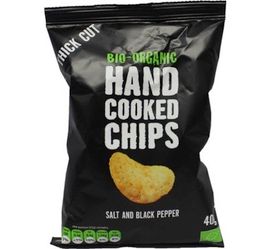Trafo Trafo Chips handcooked zout en peper bio (40g)