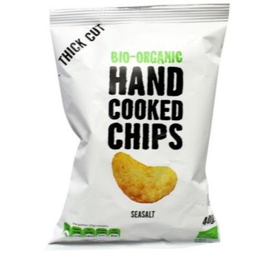 Trafo Chips handcooked zout bio (40g) 40g