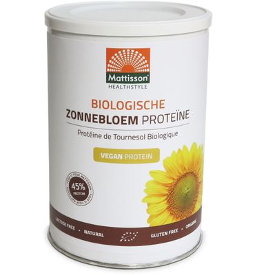 Mattisson Vegan zonnebloem proteine 45% bio (400g) 400g