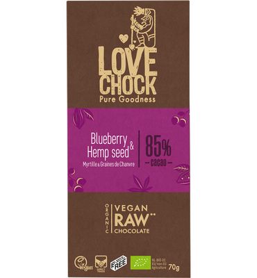 Lovechock Blueberry hempseed bio (70g) 70g