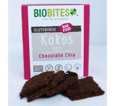 Biobites Raw food kokosbites chocolate chip (65G) 65G