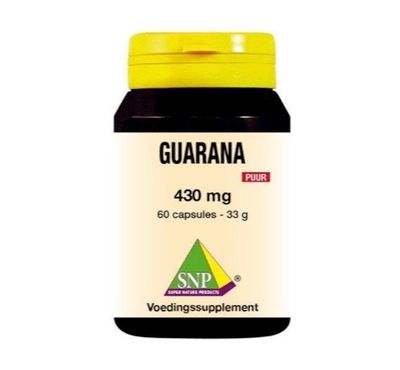 Snp Guarana 430 mg puur (60ca) 60ca