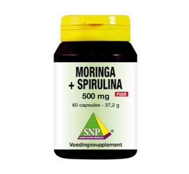SNP Snp Moringa & spirulina 500 mg puur (60ca)