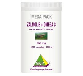 SNP Snp Zalmolie & omega 3 megapack (1200ca)