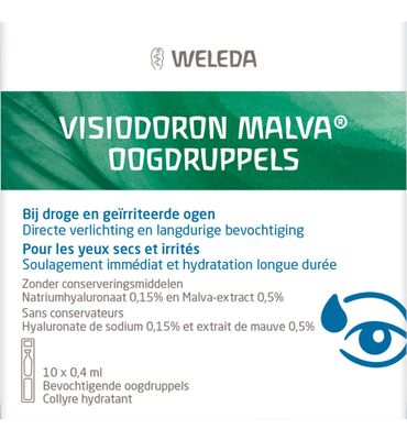 Weleda Visiodoron malva oogdruppels 0.4 ml (10amp) 10amp