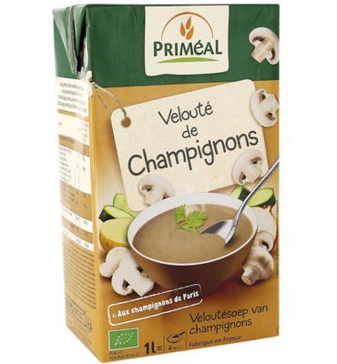 Priméal Veloute gebonden soep champignons bio (1000ml) 1000ml