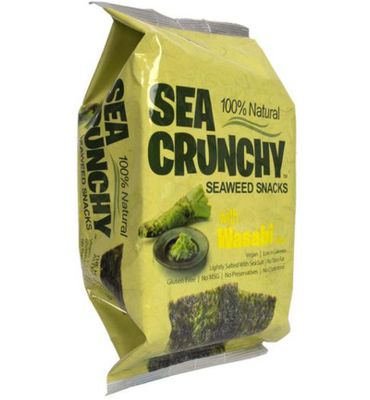 Sea Crunchy Nori zeewier snacks wasabi (10g) 10g