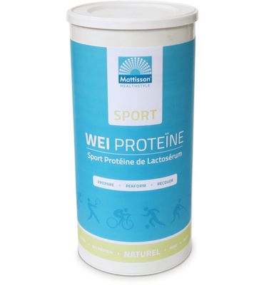 Mattisson Healthstyle Sport wei whey proteine concentraat naturel (450g) 450g